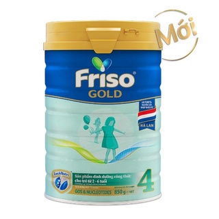 (Mẫu mới) Sữa bột Friso gold 4 850g