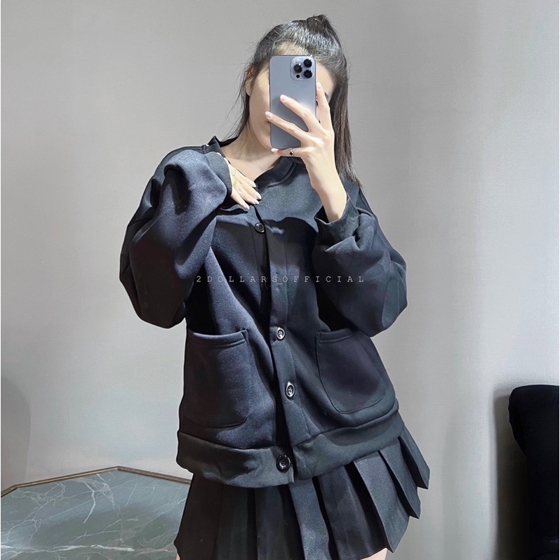 Siêu Sale Áo Cardigan Nỉ Bông