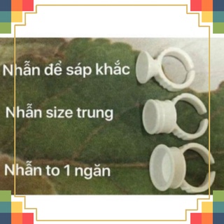100C/1 Gói --Nhẫn Đựng Mực ✅FReeSHIP✅NHẫn Đựng  Sáp Khắc Hỗ TRợ Phun Xăm /scosmetic68