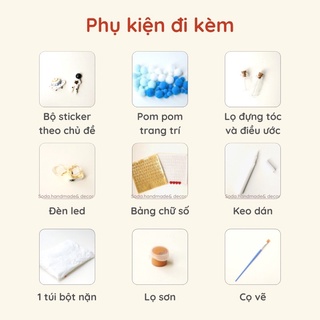 [Mẫu mới nhất]Khung in dấu chân tay cho bé