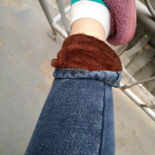 Quần bò nữ lót lông size 25-32