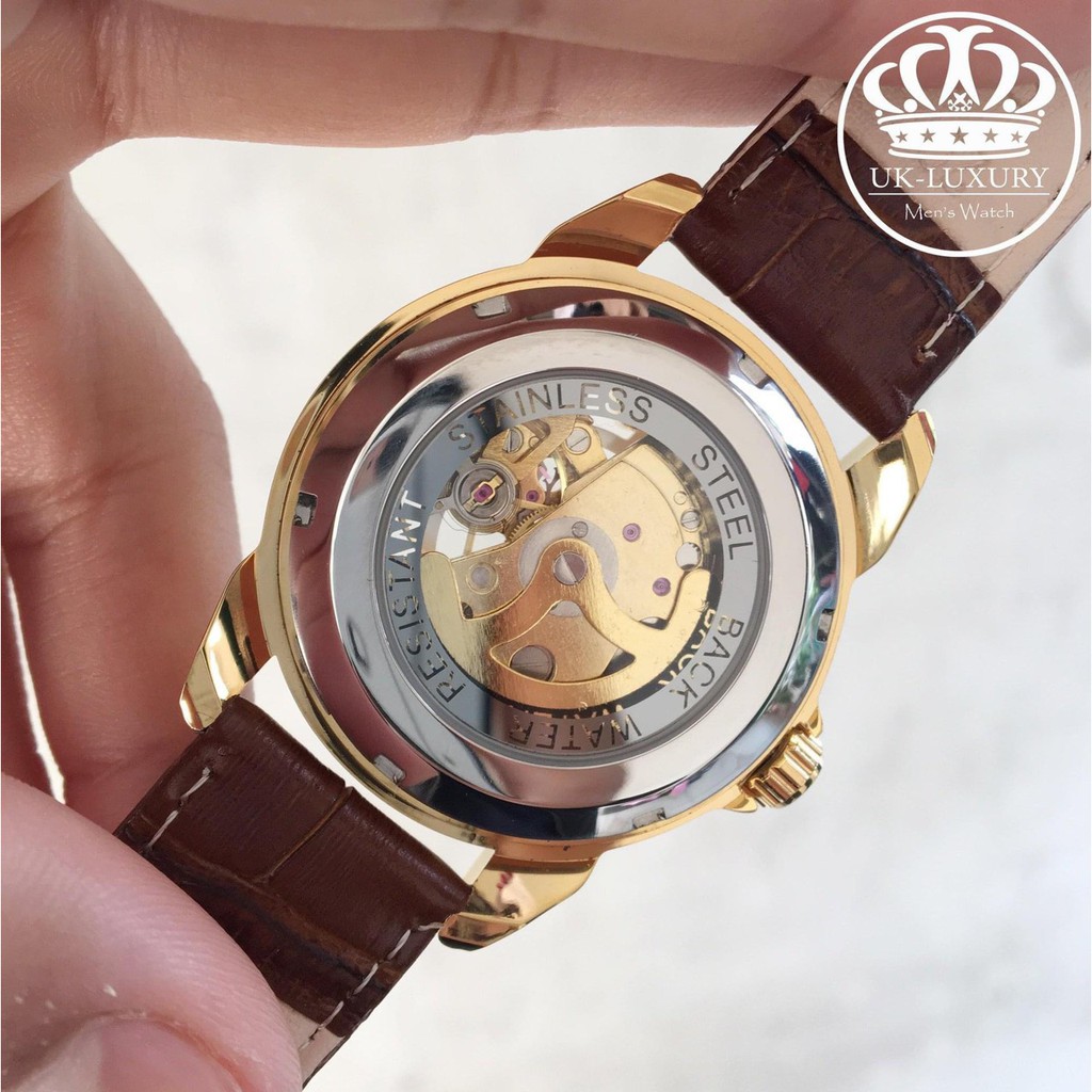 [Mã FAMAYFA2 giảm 10K đơn 50K] ĐỒNG HỒ CƠ NAM AUTOMATIC FNGEEN 8866 MẶT ĐÁ CAO CẤP CHÍNH HÃNG | BigBuy360 - bigbuy360.vn