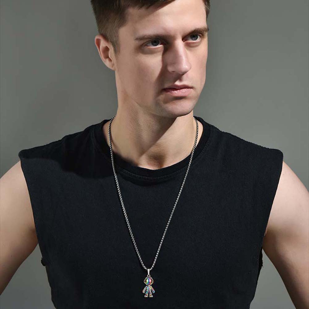 Vòng cổ Mặt Hình Phi Hành Gia Nhiều Màu Sắc