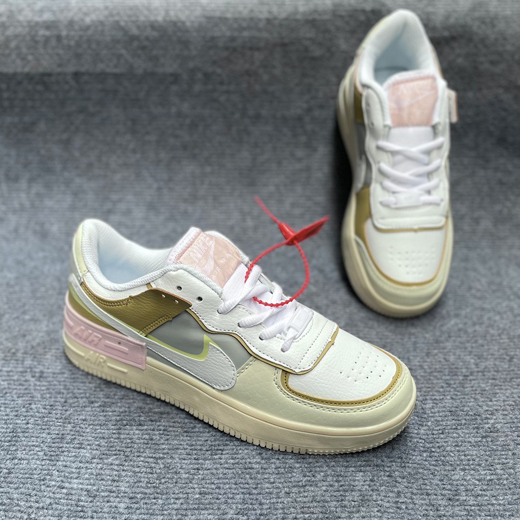 (Hàng đẹp+ nick uy tín+ full box+ tặng tất) Giày thể thao Nữ trắng airforce cực đẹp | BigBuy360 - bigbuy360.vn