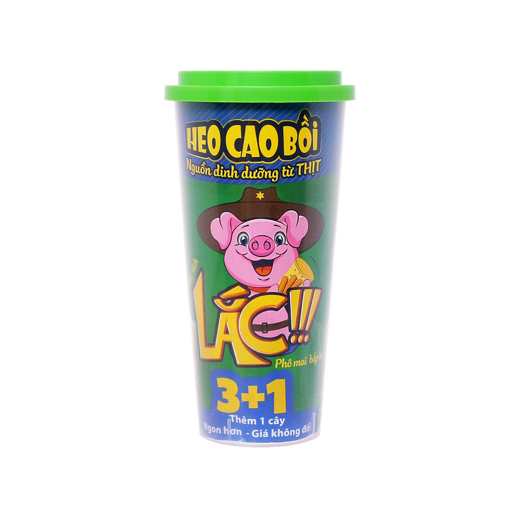 Xúc Xích Heo Cao Bồi Đủ Vị Hộp 4 Cây