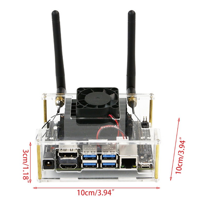 Vỏ bảo vệ bằng chất liệu acrylic dành cho máy ảnh NVIDIA Jetson Nano