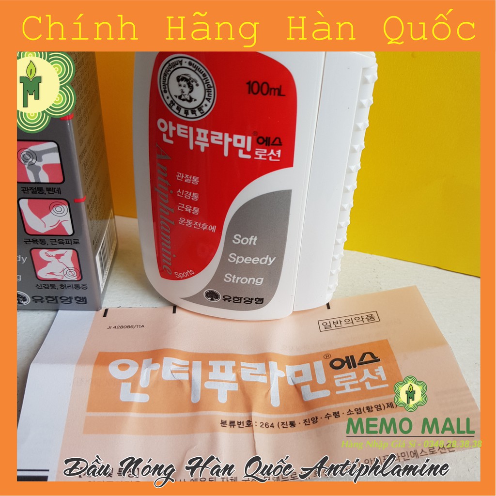DẦU NÓNG HÀN QUỐC ANTIPHLAMINE Chính Hãng