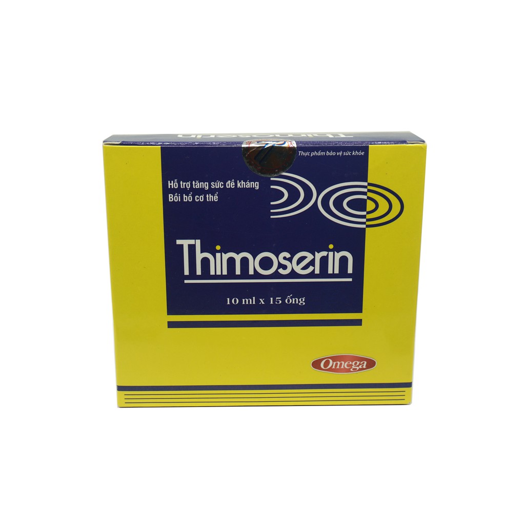Thực phẩm bảo vệ sức khỏe hỗ trợ tăng sức đề kháng Thimoserin - Trường Thọ hộp 15 ống