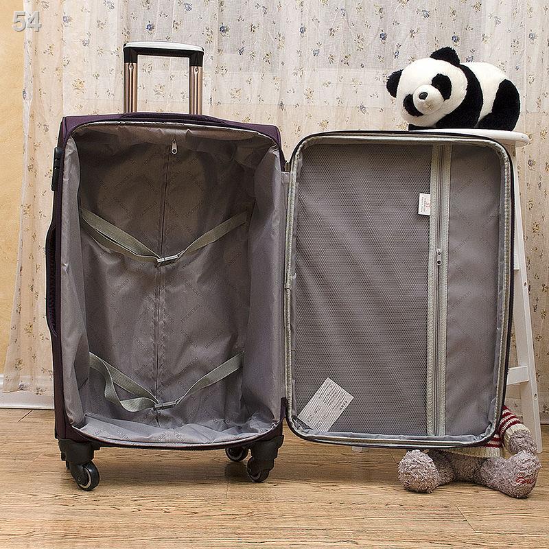 （Hộp kéo）Hành lý nam và nữ xe đẩy kinh doanh vali vải mềm Oxford du lịch bánh phổ thông chống thấm nước