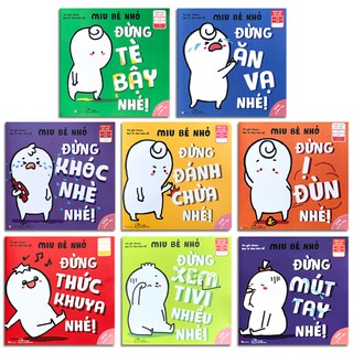 Sách - Ehon Kĩ Năng Sống - Miu Bé Nhỏ - Combo 8 quyển (1-6 tuổi)