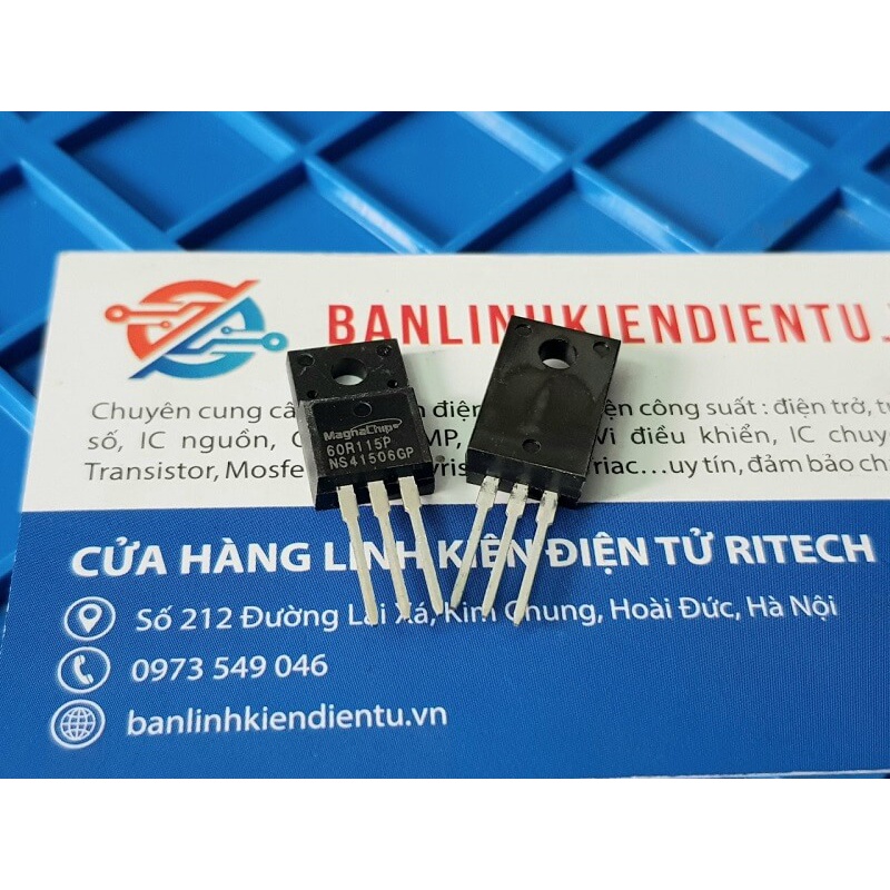[Combo 3 chiếc] 60R115P MMF60R115P Mosfet Kênh N 33A 650V TO-220F