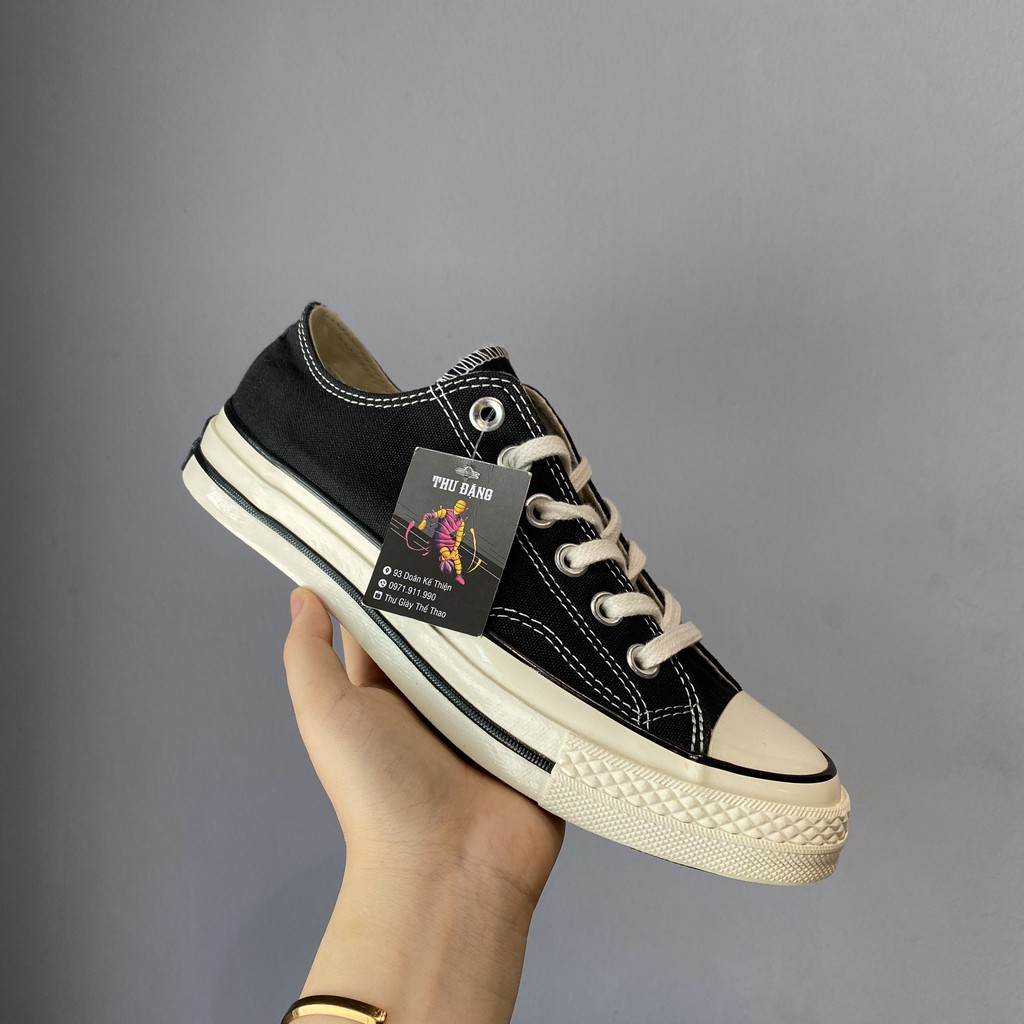 Giày thể thao,Giày sneaker,Giày 𝐜𝐨𝐧𝐯𝐞𝐫𝐬𝐞,Cv đen thấp