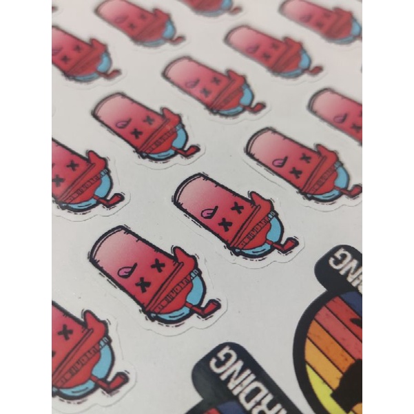 bộ stiker ván trượt ngón tay nhiều mẫu