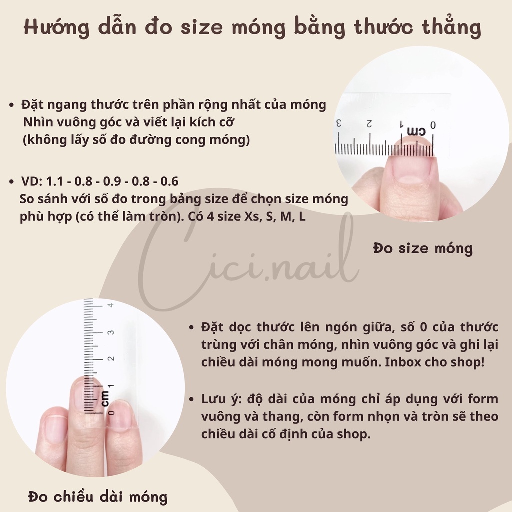 Móng Giả Thiết Kế Đơn Giản Hàn Quốc By Cici.nail Sơn Gel Thạch Vân Tráng Gương Mix Mắt Mèo Kim Cương