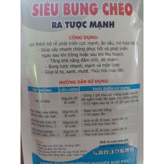 Phân Bón Lá Cao Cấp Siêu Bung Chèo (50g)