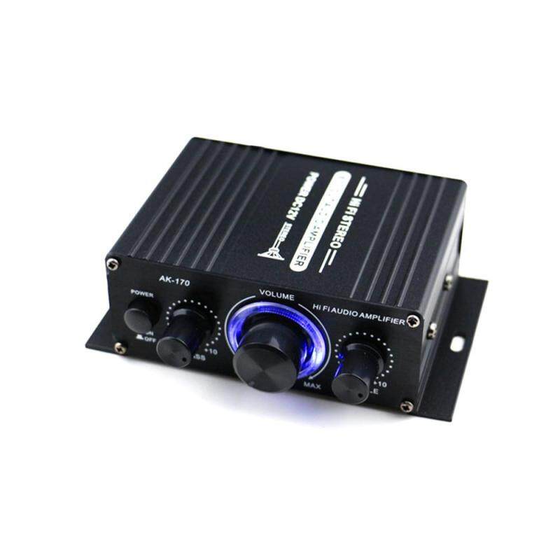 Bộ khuếch đại âm thanh kỹ thuật số mini 12V AK170 kết nối loa nghe nhạc hoặc cho xe hơi