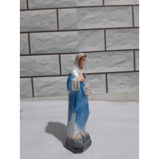 Tượng đức mẹ trái tim 15 cm