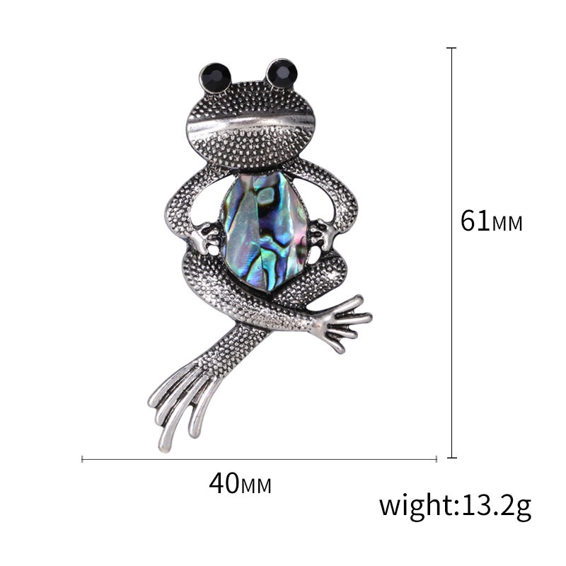 Trâm Cài Áo Hình Chú Ếch Phong Cách retro Thời Trang Cao Cấp Dành Cho Nam Nữ