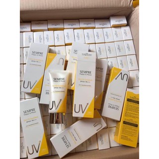 Kem chống nắng dưỡng da có màu (50ml,100ml) Geo Sempre Happy & Please skin fit sun block SPF 50pa +++50ml,