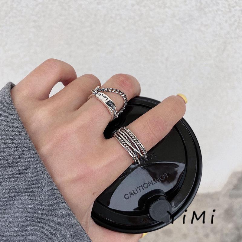 Nhẫn Thời Trang Hình Mặt Cười Phong Cách hip hop Cá Tính Cho Nữ