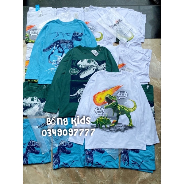 Áo Thu Bé Trai In Hình Place