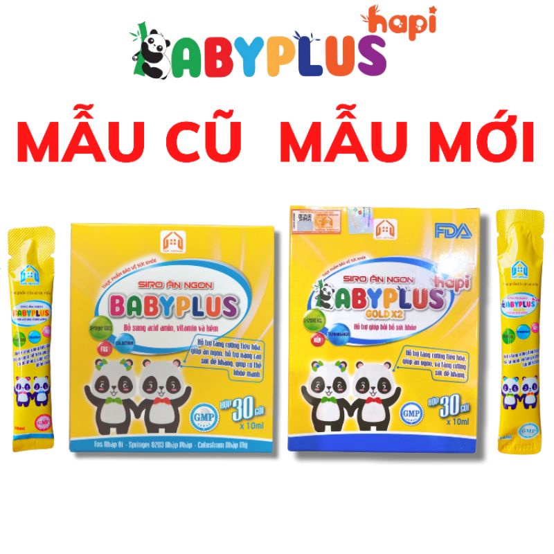 (MUA 1 TẶNG 1) Siro Ăn Ngon Baby Plus, Giúp Bé Ăn Ngon, Ngủ Ngon, Tiêu Hoá Tốt, Tăng Cân, Tăng Sức Đề Kháng