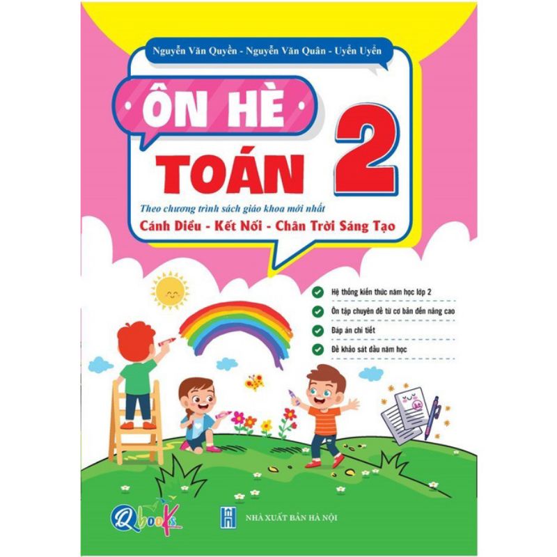 Sách - Bộ Ôn Hè Toán và Tiếng Việt 2 - Dành Cho Học Sinh Lớp 2 Lên Lớp 3