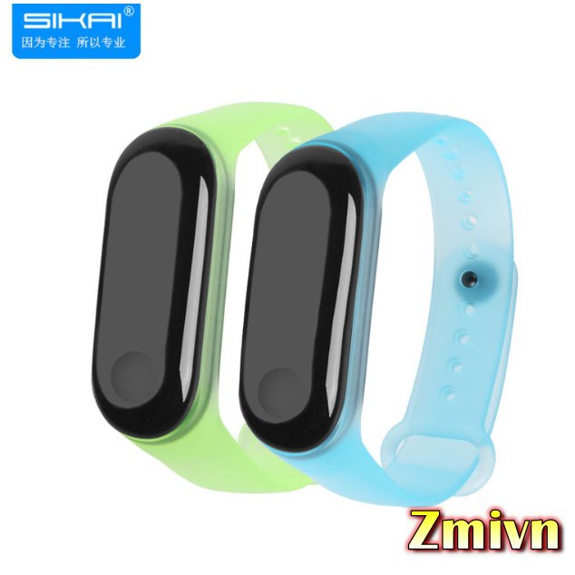 Dây đeo thay thế Xiaomi miband 3 màu trong suốt