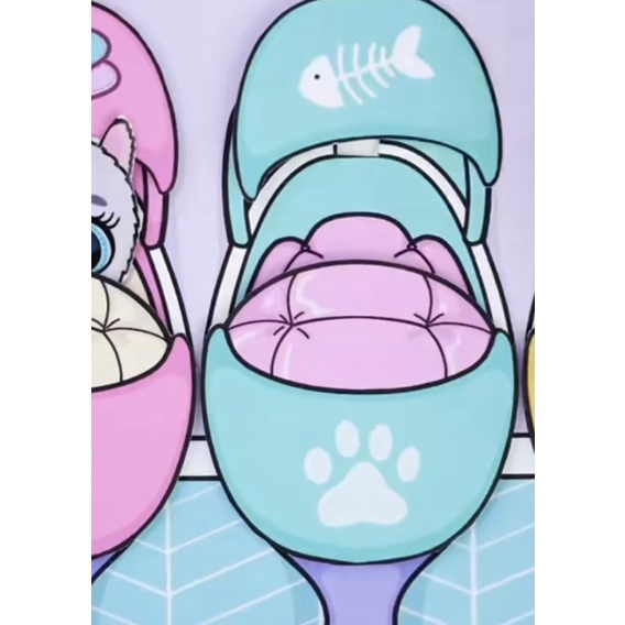 NGÔI NHÀ BÚP BÊ GIẤY MÈO CAT HOUSE