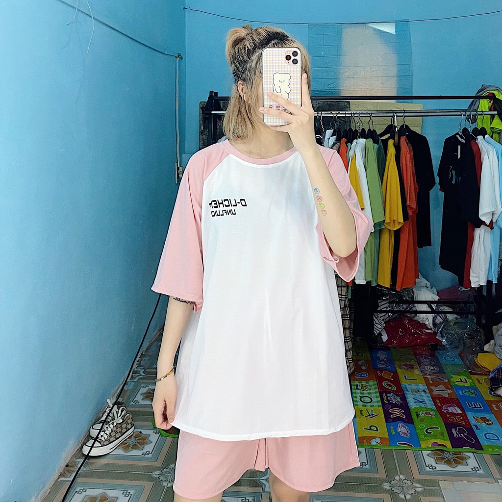 Bộ thể thao 💥 HÀNG LOẠI 1 💥 raplang hothit tay lỡ from rộng Oversize unisex | BigBuy360 - bigbuy360.vn