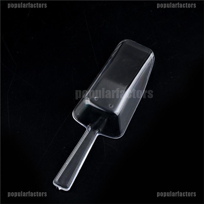 Bộ 3 Muỗng Múc Kem Bằng Nhựa Trong Suốt Dùng Cho Tiệc Cưới / Quán Bar