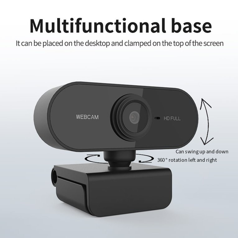 Camera 1080p Pc01 Bằng Nhựa Xoay 360 Độ Tự Động Lấy Nét