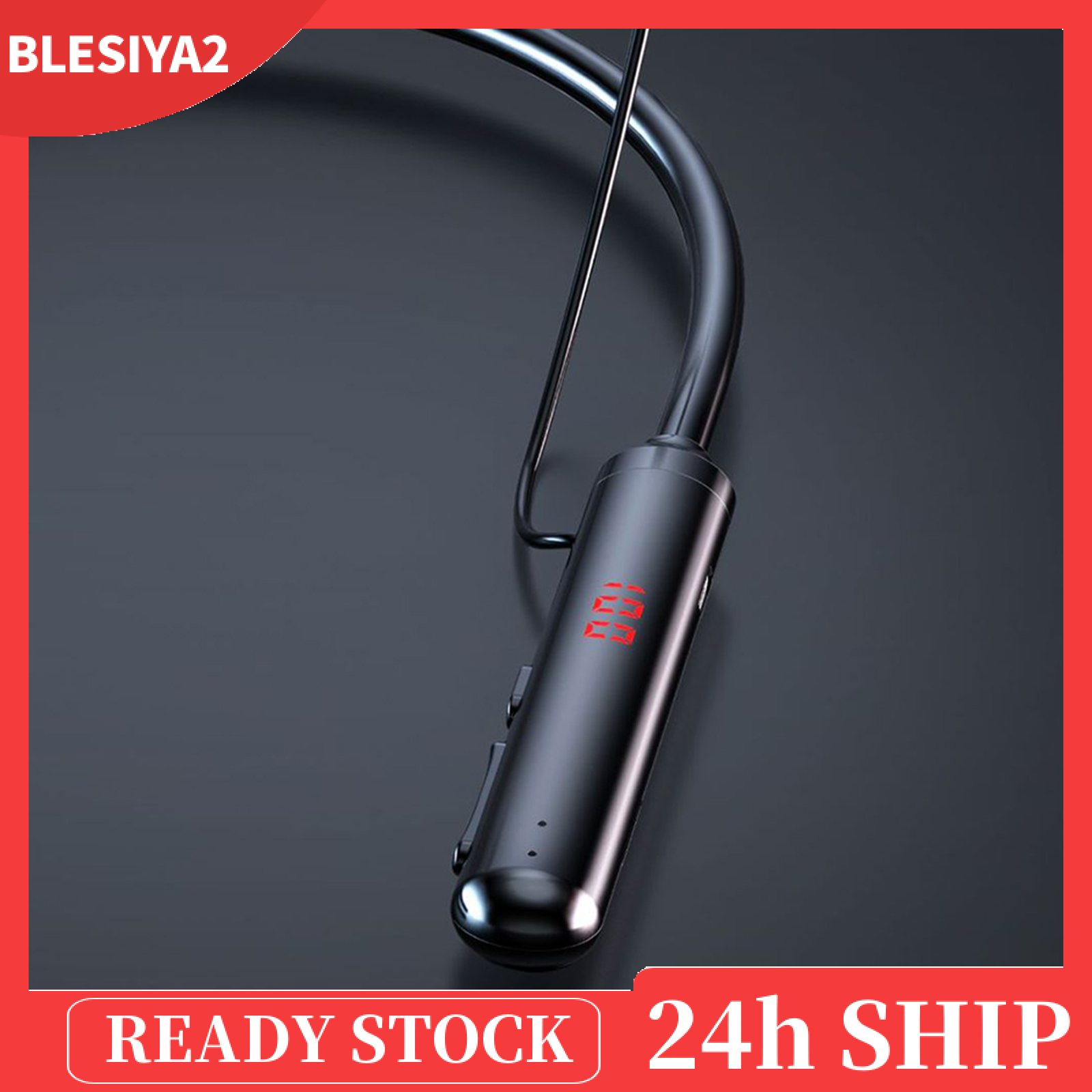 Tai Nghe Bluetooth Thể Thao Không Dây Có Đèn Led Hiển Thị