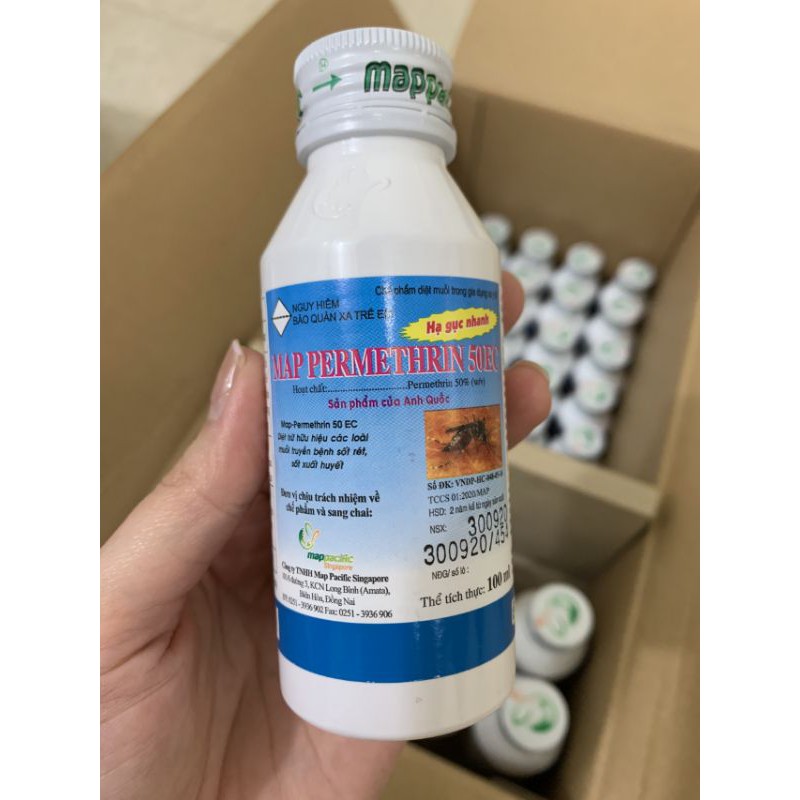 Thuốc phun diệt muỗi Map Permethrin 50EC