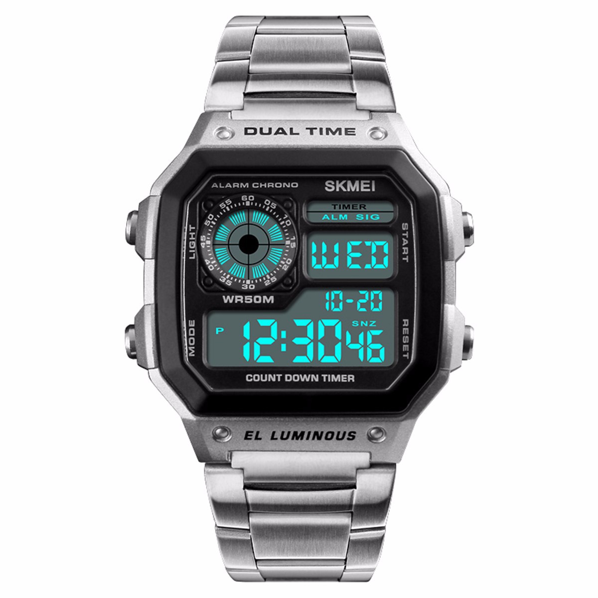 [BIG SALE] SKMEI 1335 Men Sports Watches Waterproof Mens Watches Top Brand Luxury Male Electronic Digital Watch Men Clock