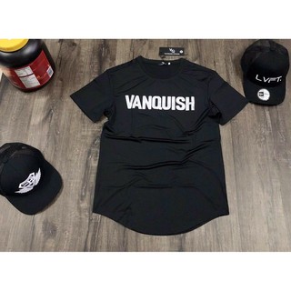 Áo thun VANQUISH cao cấp - Áo tập gym chất poly xuất dư xịn - Fit90