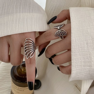 Nhẫn hình bướm/ lông vũ vintage cho nữ