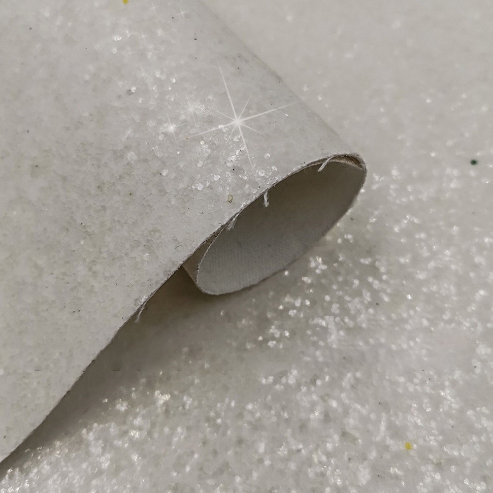 Tấm Vải Da PU Dày Dặn Lấp Lánh Dùng Làm Đồ Thủ Công DIY