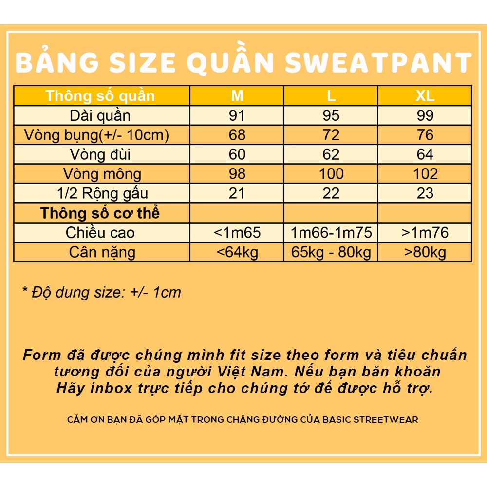 Quần Jogger Sweatpants Dây Rút Ống Rộng Da Cá Form Đứng Thể Thao Unisex Basic Streetwear. QJG02