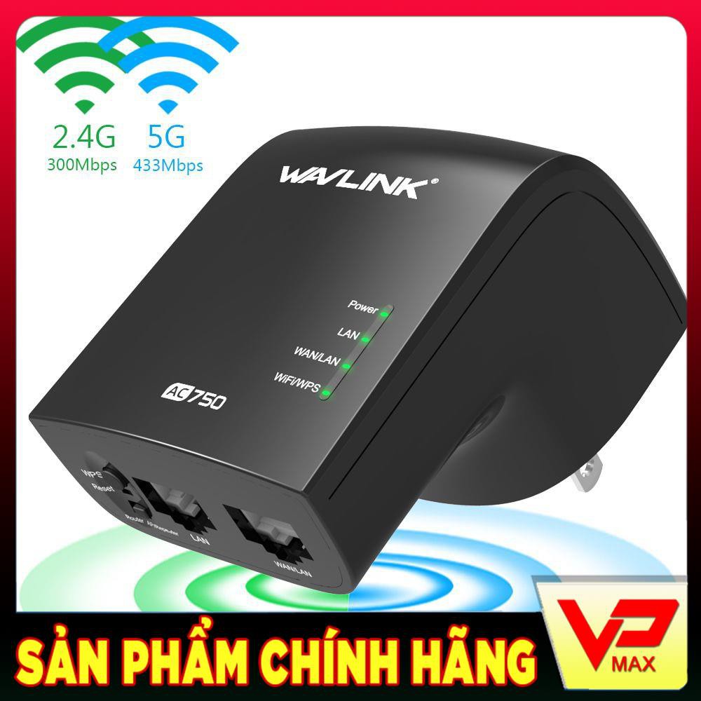 Bộ phát sóng Router/ Bộ tiếp sóng Reapater WAVLINK AC750 REPEATER