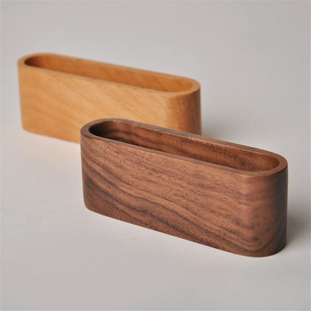 Hộp Gỗ Đựng Thẻ Ghi Chú / Danh Thiếp Tiện Dụng Cho Văn Phòng