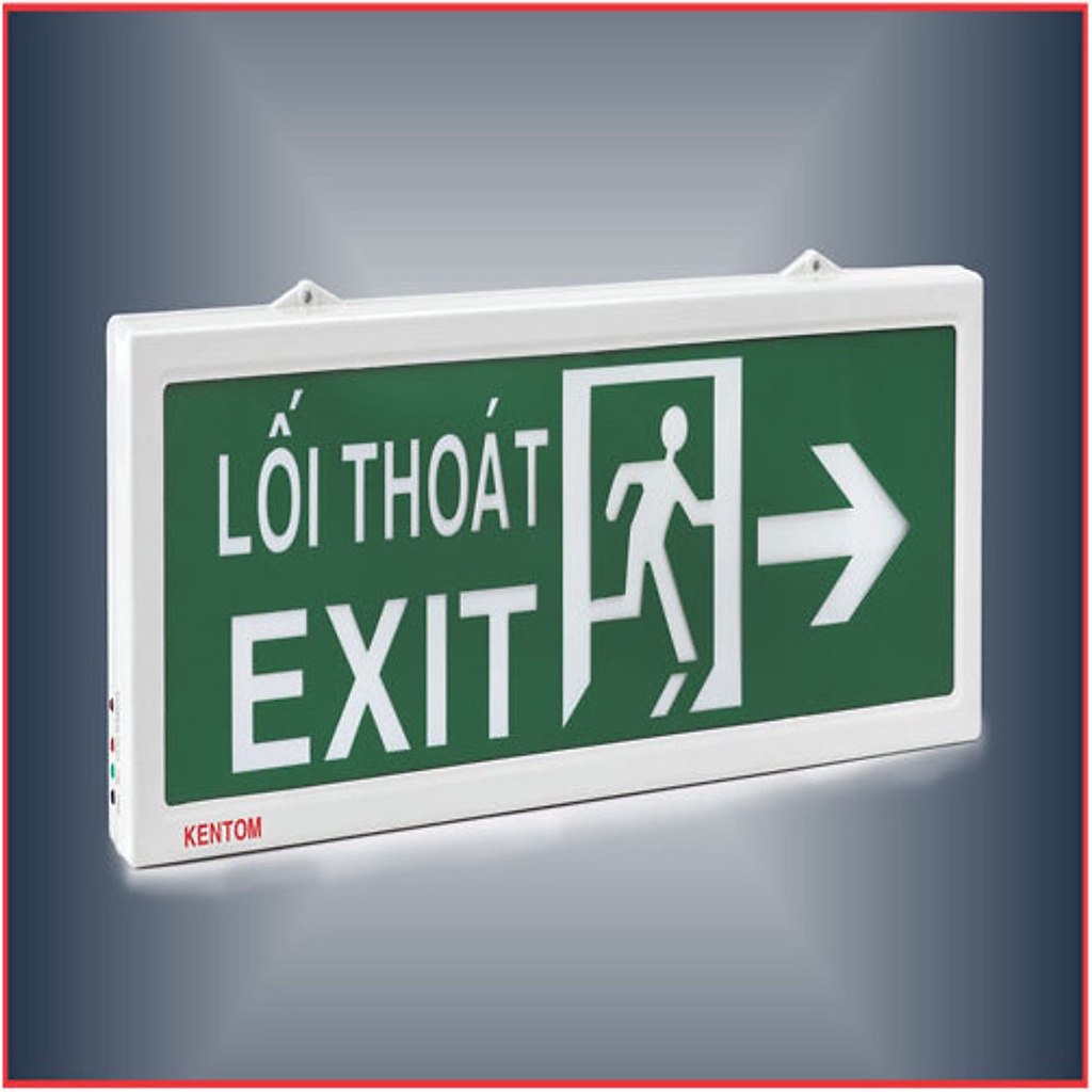 Đèn exit kentom kt 620 2 mặt