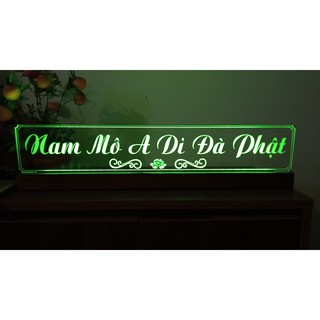 [Tại Xưởng] Đèn Phật Hiệu  Nam Mô A Di Đà Phật