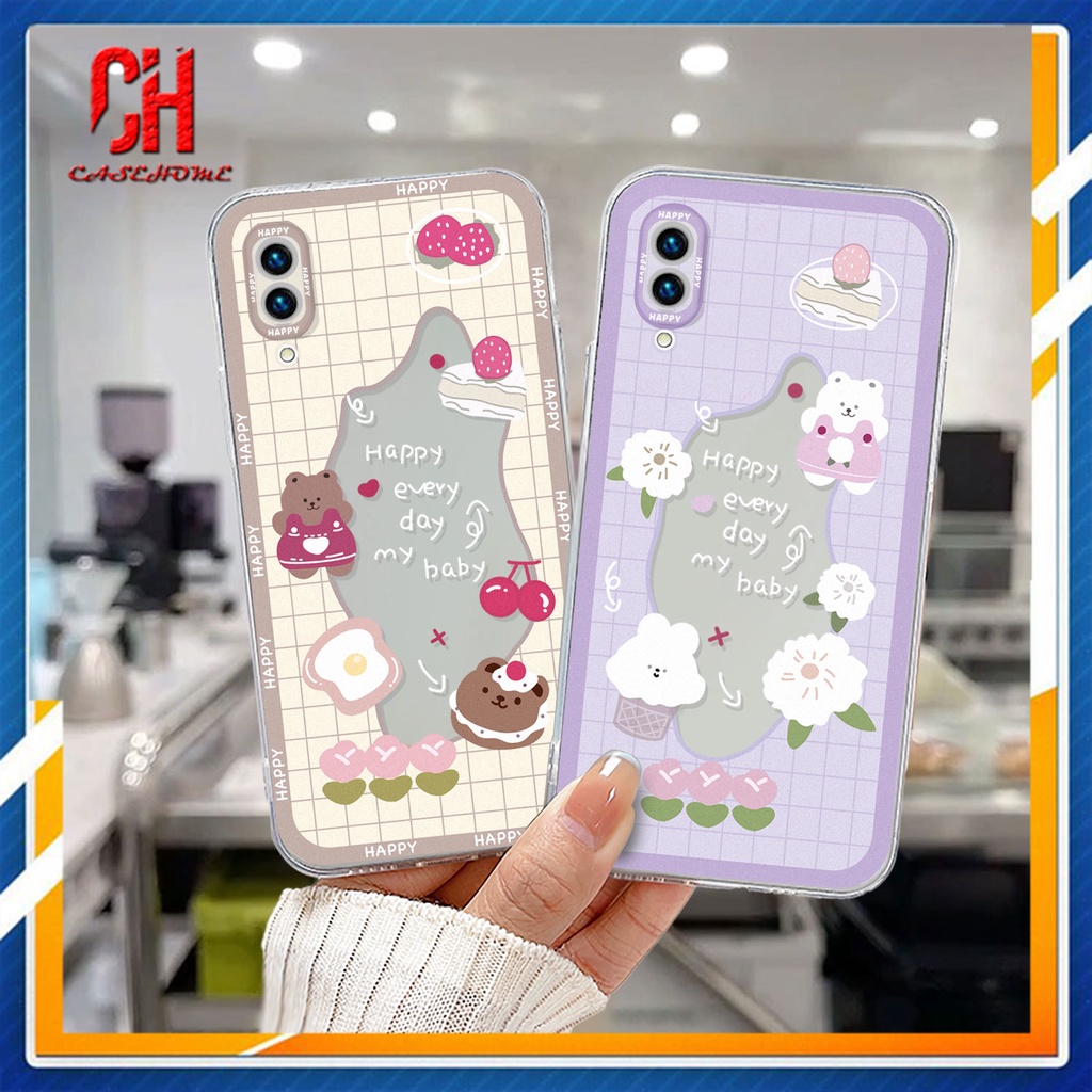 Ốp Điện Thoại Tpu Mềm Hình Gấu Thỏ Cho VIVO Y12S Y12 Y20 Y15S Y91C Y21 2021 Y21A Y21T Y30 Y21S Y20S Y12i Y01 Y91 Y30i Y93 Y95 Y15 Y17 Y50 V21 V23E Y75 T1 Y55 Y75 Y16 Y53S Y51 2020 Y51A Y33T Y10 Y33S Y1S Y11 Y31 Y20i Y91i Y90 Y51S Y12A Y33 Y11S Y30G