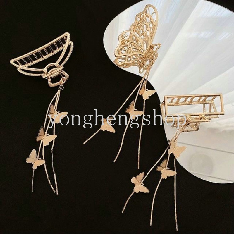 Kẹp Tóc Hình Bướm Bằng Kim Loại Thời Trang Dành Cho Nữ