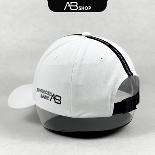 Mũ Lưỡi Trai Advanced Basic AB Line Trắng và Đen Self Design