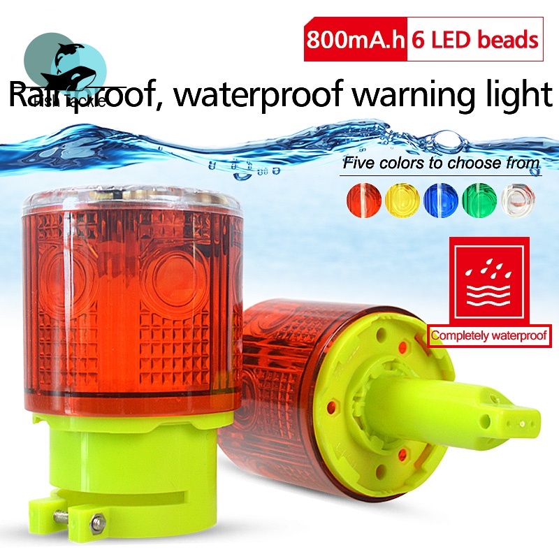 Đèn LED Cảnh Báo Sử Dụng Năng Lượng Mặt Trời Chống Thấm Nước Tiện Dụng Cho Xây Dựng/ Trạm Công Trình/ Trạm Giao Thông