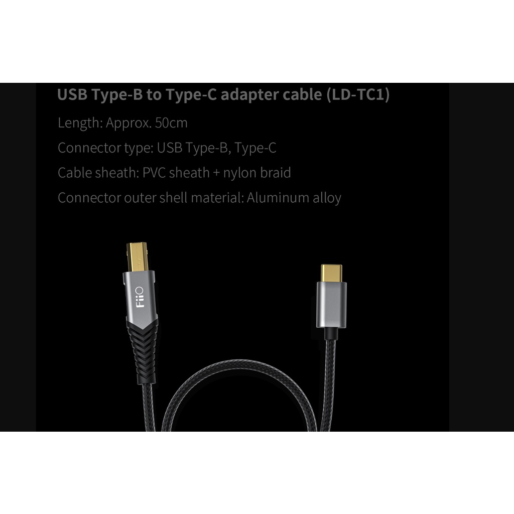 Dây USB B ra C FiiO LD-TC1
