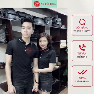Áo Thun Cặp Đôi Đẹp, Chất 100% Cotton Co Giãn 4 Chiều Cao Cấp
