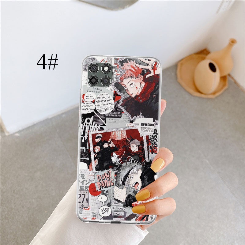 Ốp Điện Thoại Họa Tiết Anime Jujutsu Kaisen Cho Tecno Camon 18 18T 18P 18i Premier Spark 8P 8C POVA NEO POP5 LTE 2 CA11